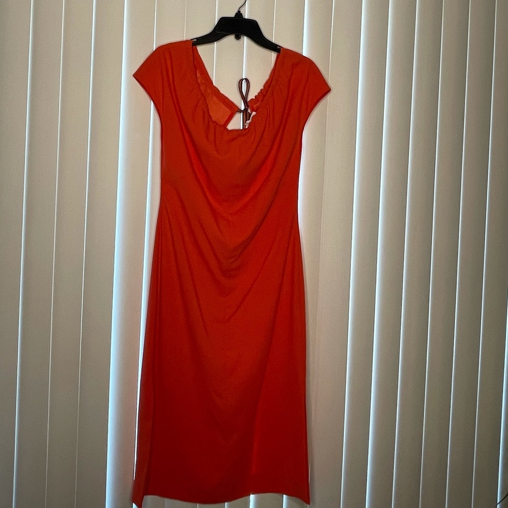 Orange Diane Von Furstenberg Dress